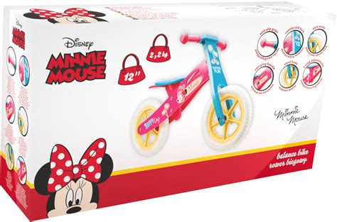 Redelijk goede staat wel gebruikt. Disney loopfiets Minnie Mouse 12 Inch Meisjes Roze/Blauw ...