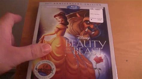Beauty And The Beast 25th Anniversary Edition Blu Raydvd Combo Pack