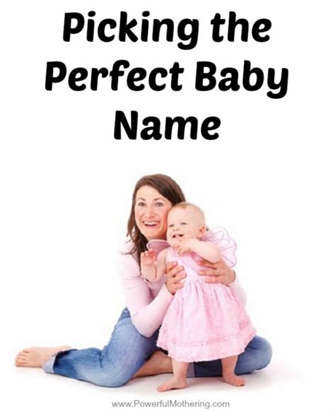 Baby On The Way Picking The Perfect Name
