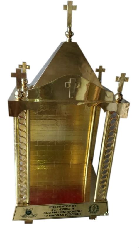 Golden Brass Temple For Worship Size 2 X 5ft At Rs 26000piece In