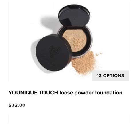 Younique touch loose powder foundation in Velour | Loose powder foundation, Loose powder, Powder ...
