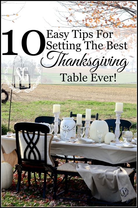 Steal our best table setting and. 10 EASY TIPS FOR SETTING THE BEST THANKSGIVING TABLE EVER ...