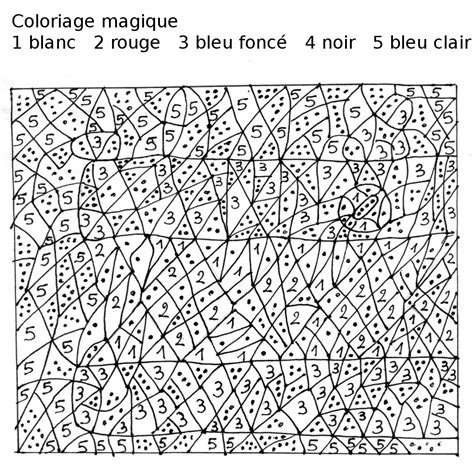 Coloriage Coloriage Magique 126213 Éducatifs Dessin à Colorier