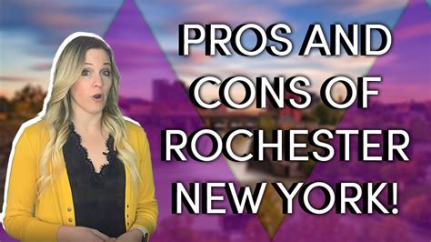 Living In Rochester Ny Pros And Cons Youtube