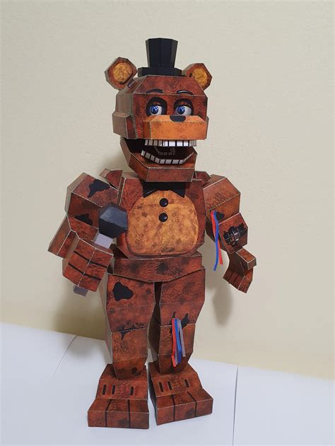 Withered Freddy Papercraft Template In Comments Rfivenightsatfreddys