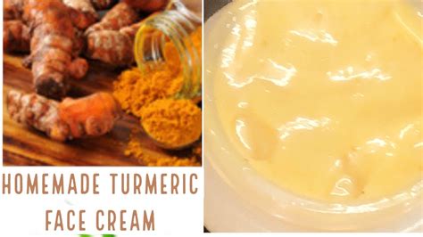 Homemade Turmeric Face Cream Diy Turmeric Cream Youtube