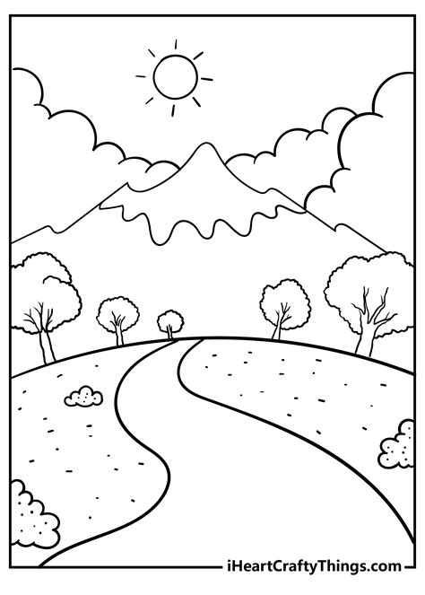 Outdoor Coloring Pages Home Design Ideas