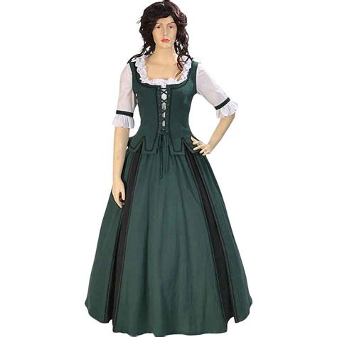 Country Peasant Ensemble Medieval Collectibles Womens Medieval Dress Historical Dresses