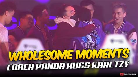 wholesome moments 😍 between coach panda and karltzy youtube