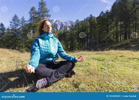 Exercising In Nature Stock Image Image Of Relax Escape 101695201