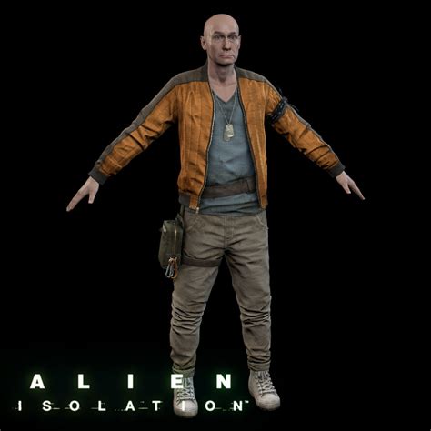 Artstation Alien Isolation Axel Character