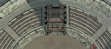 Greybanner Coliseum Arena Traps And Hazards Minute Tabletop