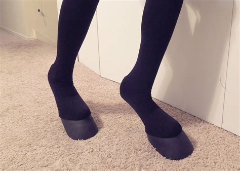 Creature Feet Unisex Horse Hoof Shoes With Thigh High Leggings Etsy