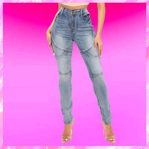 Jasmine Seamed Skinny Jeans Medium Wash ©beach Babe Bikini