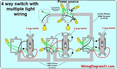 Light Switch Wiring 3 Way Switch Wiring 4 Way Light Switch
