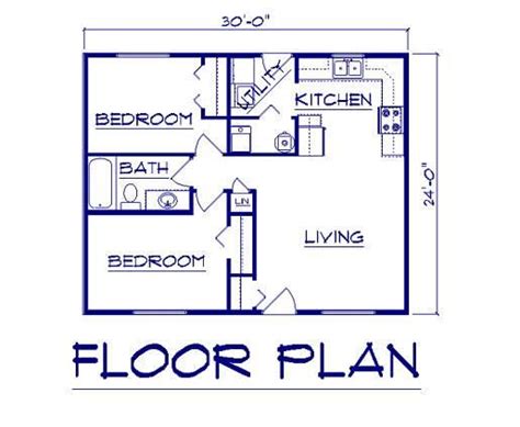 Image Result For Floor Plan 20x30 20x30 House Plans Small House