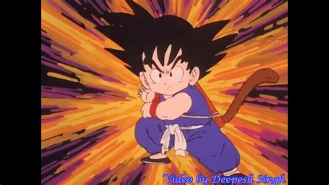 Goku S First Kamehameha Wave Dragonball Youtube
