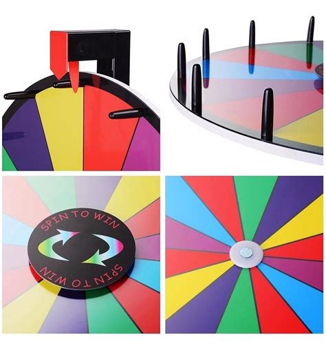 Ruleta De Feria Rueda De La Fortuna Pizzarrón 45cm 18¨ 2 723 33 En Mercado Libre