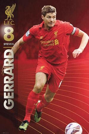 Manchester united ranked as the biggest football club in england ahead of liverpool fc. 'Steven Gerrard - Liverpool FC' Prints | AllPosters.com