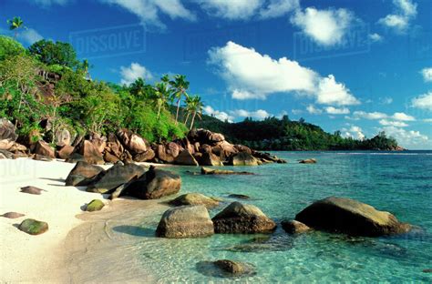 Seychelles Mahe Island Anse Royale Beach Stock Photo Dissolve