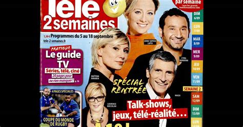 Magazine Télé 2 Semaines Programmes Du 5 Au 18 Septembre 2015 Purepeople