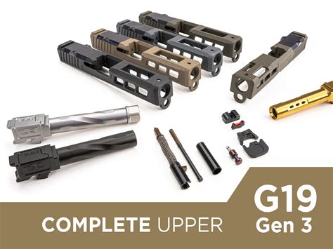 Complete Upper For Glock 19 Gen 3 Zaffiri Precision