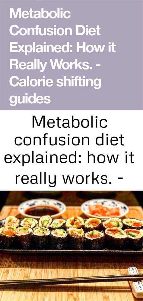 Metabolic Confusion Diet Explained How It Really Works Calorie