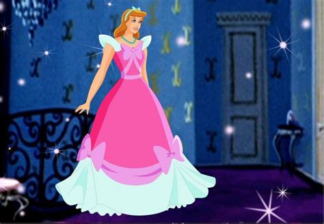 Cinderella In Her Lovely Pink Dress Disney Princess Pictures Cinderella Pink Dress