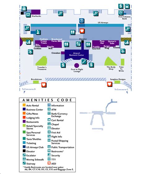 Clt Airport Terminal Map