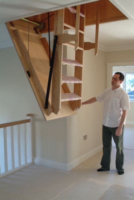 Sandringham Electric Folding Wooden Stairway New Staircase Staircase