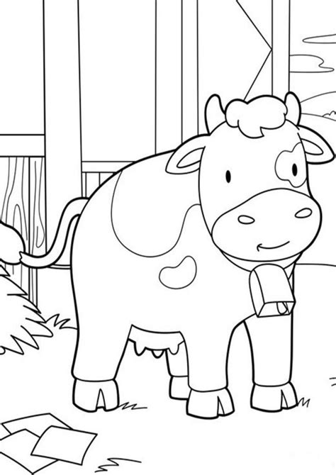 Free And Easy To Print Cow Coloring Pages Tulamama