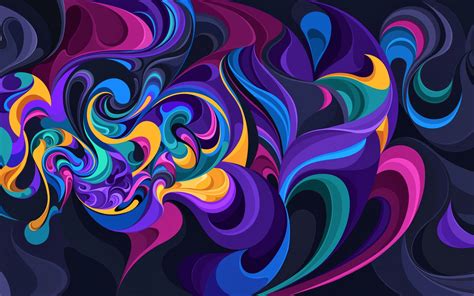 Download Swirl Colorful Abstract Colors Hd Wallpaper