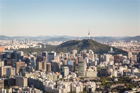 Vista Aérea De Seul Capital De La Corea Del Sur Imagen De Archivo