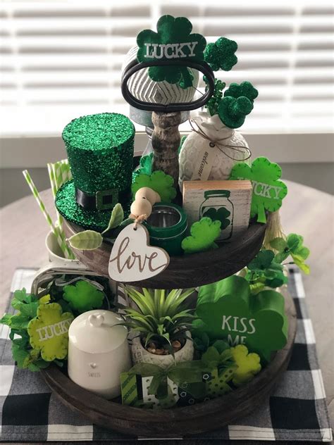Living On Cloud Nine St Patrick S Day Tiered Tray