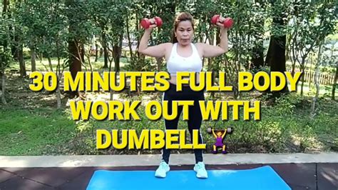 Minutes Full Body Workout Dumbell Marizofficial Youtube