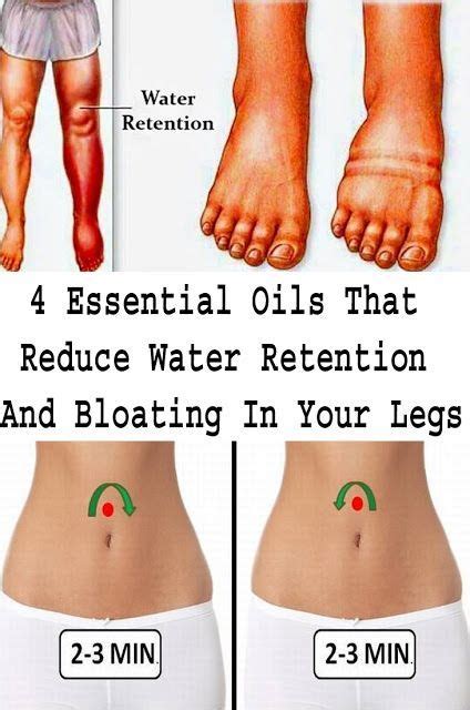 4 Essential Oils That Reduce Water Retention And Bloating In Your Legs