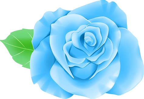 Blue Rose Png Clip Art Image Gallery Ⓒ - Blue Single Rose Flower png image