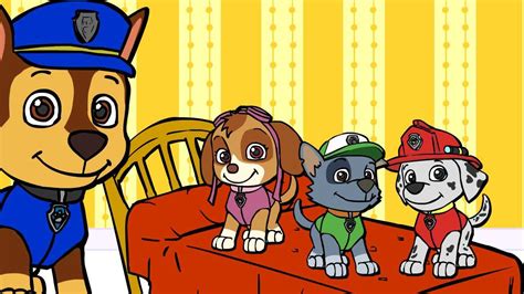 Five little puppies jumping on the bed is a playful twist on the famous five little monkeys song. FIVE LITTLE DOGS 🌟 with Paw Patrol | Nursery Rhymes | Cartoons for kids - YouTube