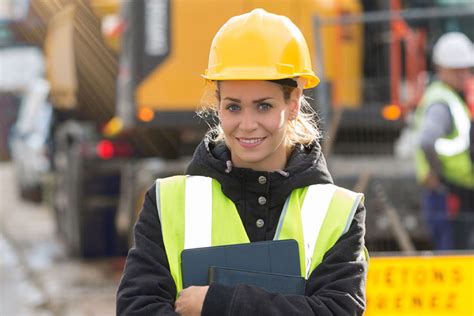 Female Construction Worker Telegraph
