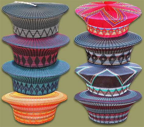 Mixed Zulu Hats African Hats Classy Hats Traditional African Clothing