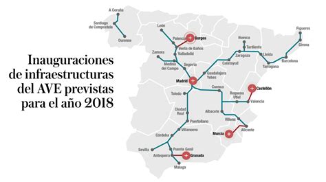 Mapa Ave España 2018 Mapa