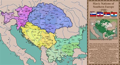 Slavic Nations Of Southern Europe Rimaginarymaps