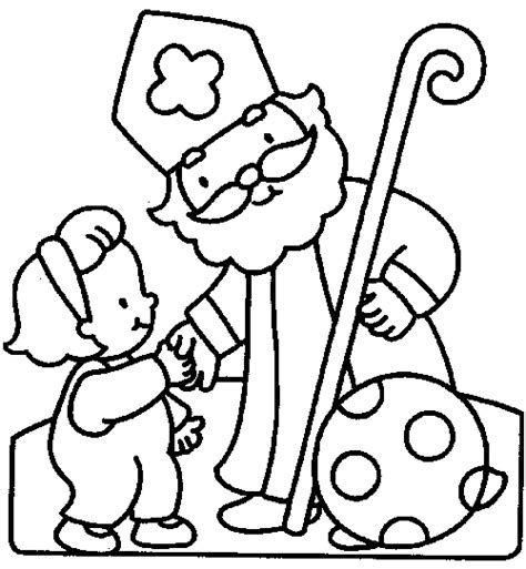 kleurplaat voor peuters Sinterklaas, Kleurboek, Knutselen sinterklaas