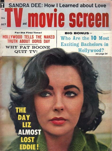 Elizabeth Taylor Tv And Movie Screen Magazine Cover United States