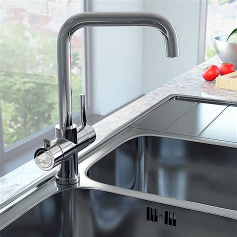 eliseo ricci instant boiling water kitchen tap chrome 12607