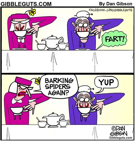 Old Lady Farts Funny Cartoon Cartoon Premature