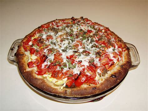 2nd Day Gourmet Deep Dish Pizza