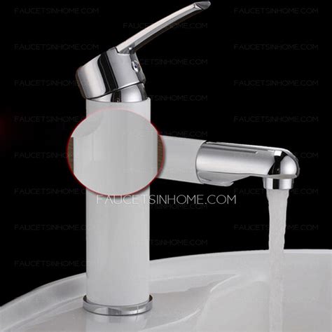 Gappo bath rain shower faucet bathtub faucet tap wall bathroom shower tap bath sink faucet water mixer sink tap shower system. Classical White Painting Copper Bathroom Sink Faucet With ...