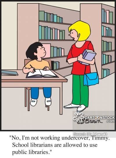 Cartoon Librarian School Library Cartoons And Comics Funny Pictures