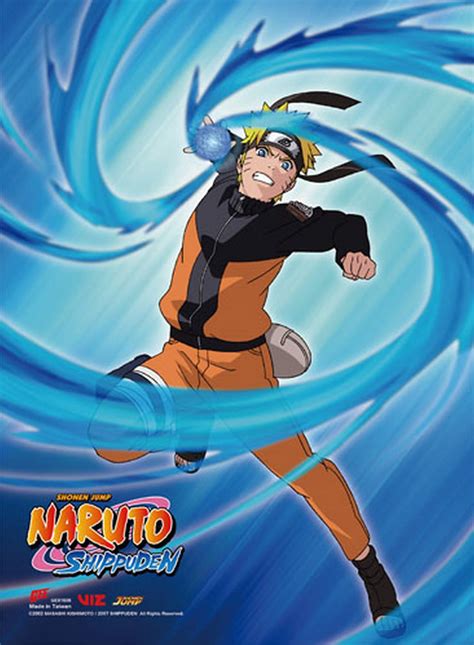 Naruto Shippuden Naruto Rasengan Ss Wall Scroll 185x252